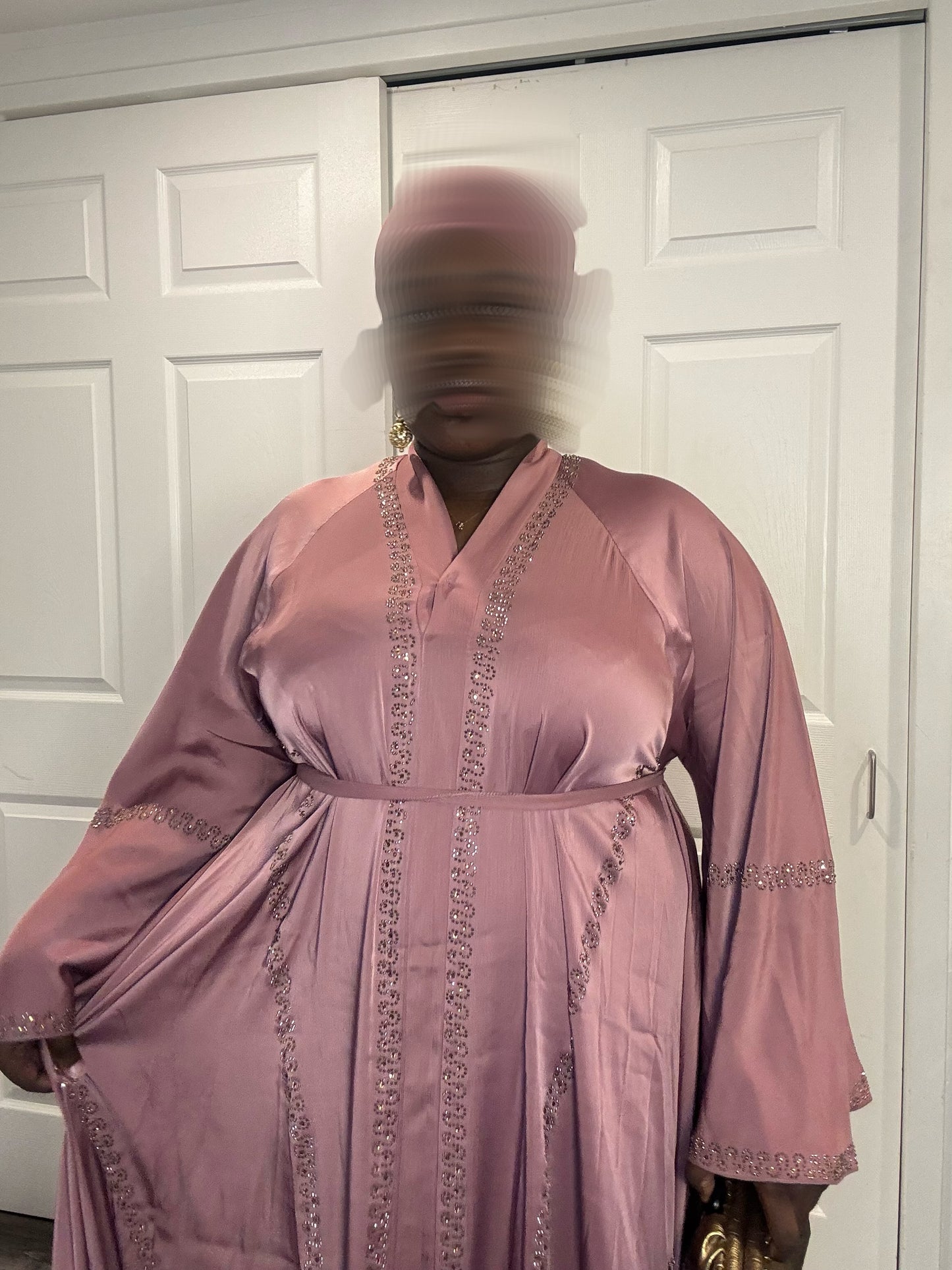 Abaya perlée