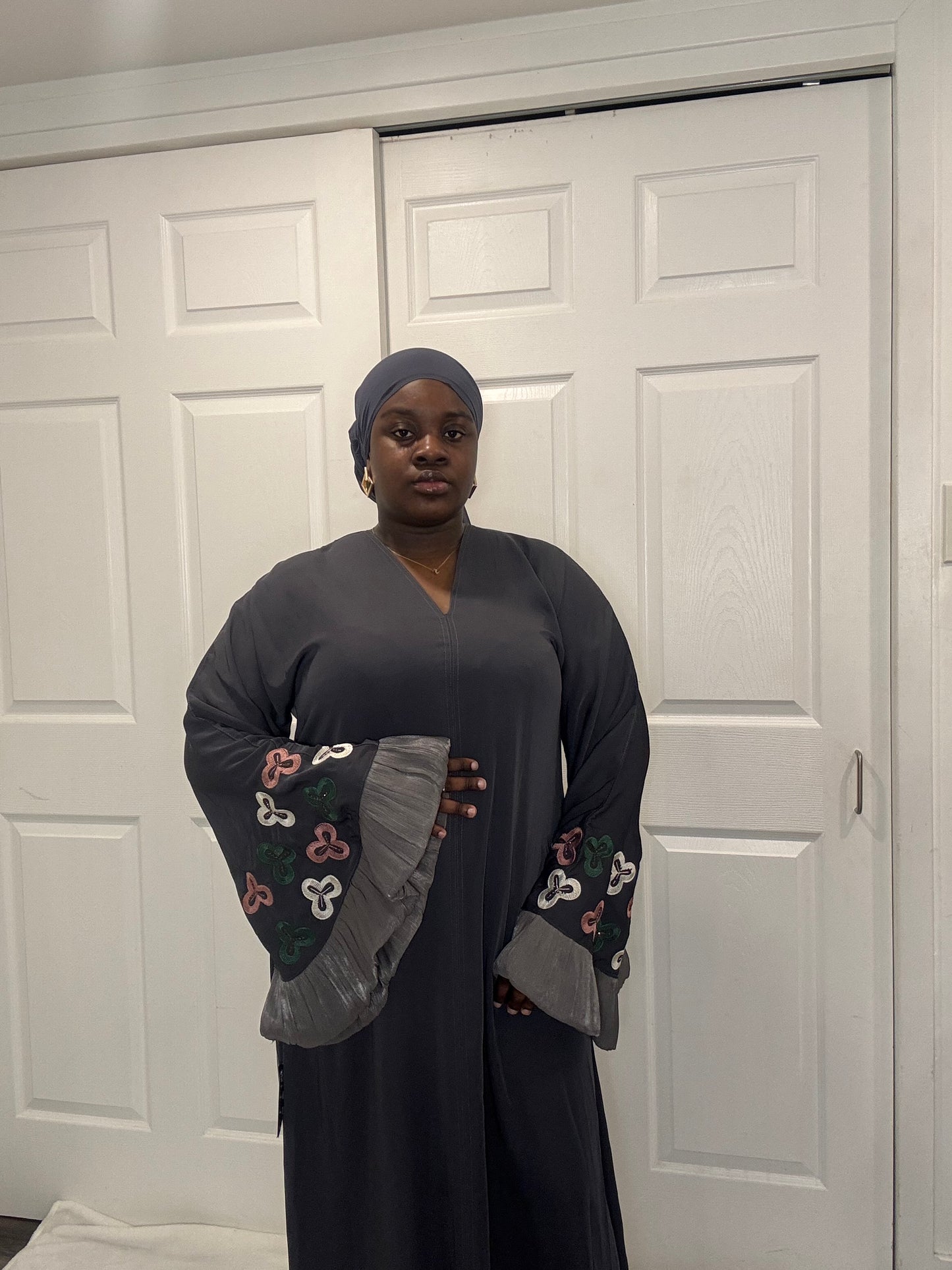 Abaya brodé