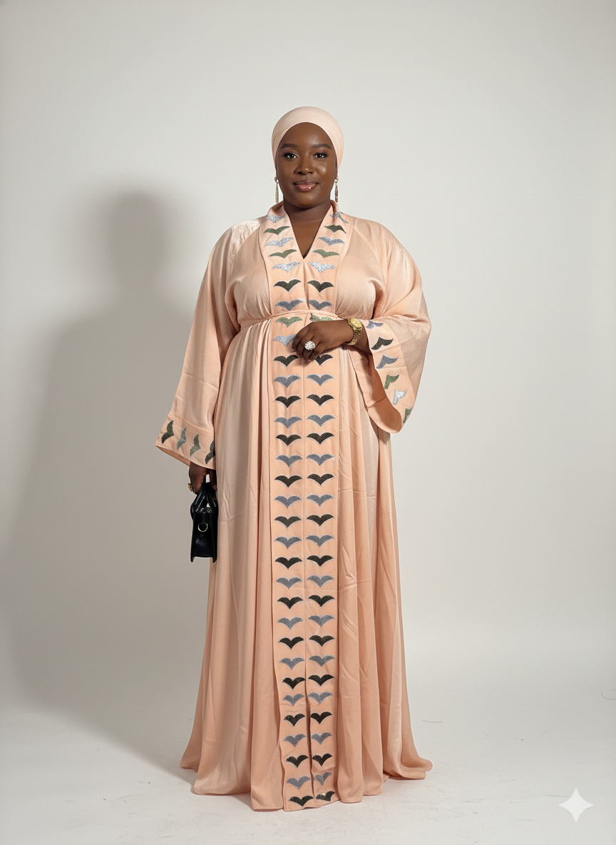 Abaya brodée