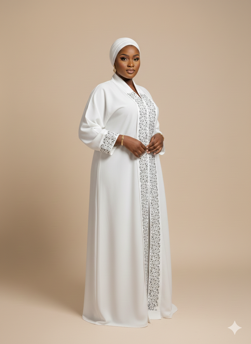 White abaya