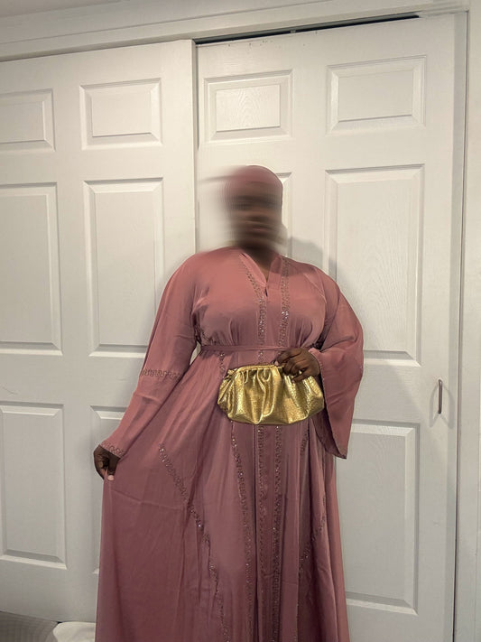 Abaya perlée
