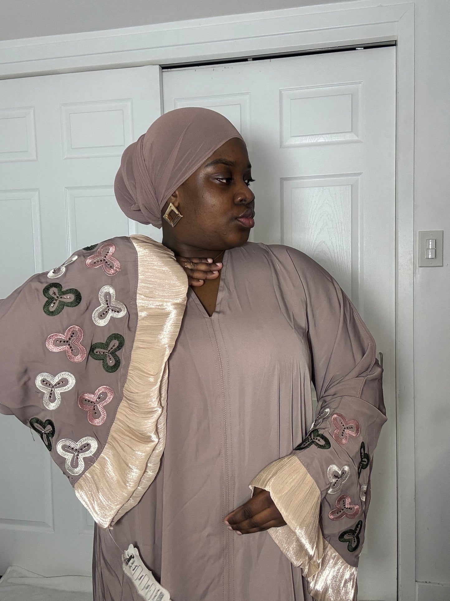 Abaya brodé